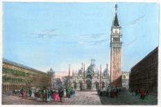 St Mark's Square, Venice, Italy, 19th Century-Kirchmayr-Mounted Giclee Print