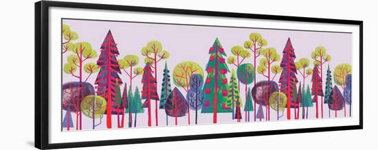 Kirchner's Forest-null-Framed Premium Giclee Print