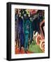 Kirchner: Street Scene-Ernst Ludwig Kirchner-Framed Giclee Print