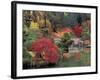 Kiri Pond and Bridge in a Japanese Garden, Spokane, Washington, USA-Jamie & Judy Wild-Framed Photographic Print