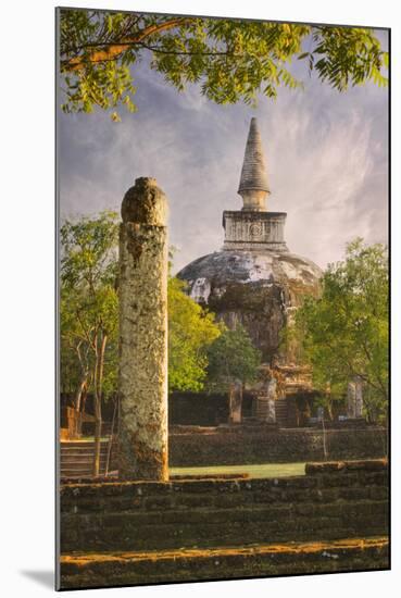 Kiri Vihara Dagoba-Jon Hicks-Mounted Photographic Print