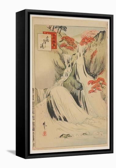 Kirifuri Waterfalls, May 1893-Ayaka Y?shin-Framed Stretched Canvas