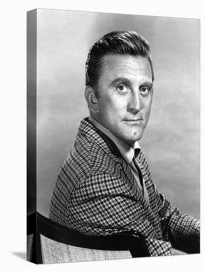 KIRK DOUGLAS (b/w photo)-null-Stretched Canvas