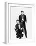 Kirk Douglas, Burt Lancaster, Gunfight at the O, K, Corral, 1957-null-Framed Photographic Print