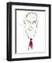 Kirk Douglas - caricature of American actor and director-Neale Osborne-Framed Giclee Print