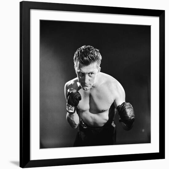 Kirk Douglas, Champion, 1949-null-Framed Photographic Print