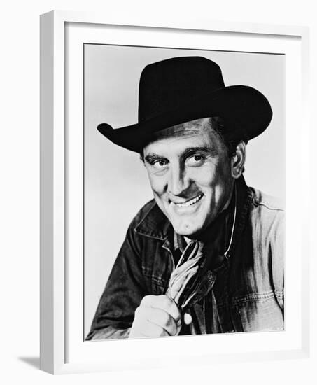 Kirk Douglas-null-Framed Photo