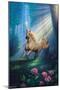 Kirk Reinert - Secret Forest Unicorn-Trends International-Mounted Poster