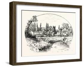 Kirkby Wharfe, Is a Village 2 Miles South of Tadcaster in North Yorkshire, England, Uk-null-Framed Giclee Print