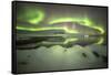 Kirkjufell Aurora II-Philippe Manguin-Framed Stretched Canvas