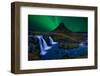 Kirkjufell... Under a Boreal Green Sky-Alvaro Roxo-Framed Photographic Print