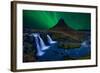 Kirkjufell... Under a Boreal Green Sky-Alvaro Roxo-Framed Photographic Print