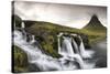 Kirkjufellfoss Panorama-Danny Head-Stretched Canvas