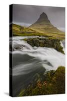 Kirkjufellsfoss in autumn on the Snaefellsness Peninsula, Iceland, Polar Regions-Jon Reaves-Stretched Canvas