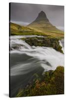 Kirkjufellsfoss in autumn on the Snaefellsness Peninsula, Iceland, Polar Regions-Jon Reaves-Stretched Canvas