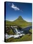 Kirkjufellsfoss Waterfalls and Mt Kirkjufell, Grundarfjordur on Snaefellsnes Peninsula, Iceland-Arctic-Images-Stretched Canvas