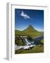 Kirkjufellsfoss Waterfalls and Mt Kirkjufell, Grundarfjordur on Snaefellsnes Peninsula, Iceland-Arctic-Images-Framed Photographic Print