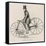 Kirkpatrick Macmillan and His Early Dandy Horse Bicycle-null-Framed Stretched Canvas