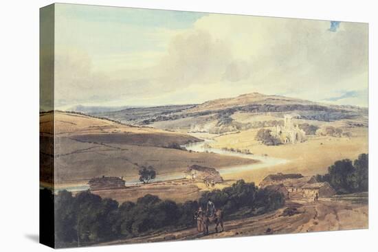 Kirkstall Abbey, 1800-Thomas Girtin-Stretched Canvas