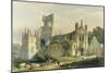Kirkstall Abbey from the North West, The Monastic Ruins of Yorkshire, Engraved by George Hawkins-William Richardson-Mounted Giclee Print