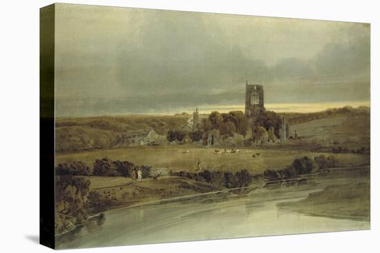 Kirkstall Abbey, Yorkshire, 18th Century-Thomas Girtin-Stretched Canvas