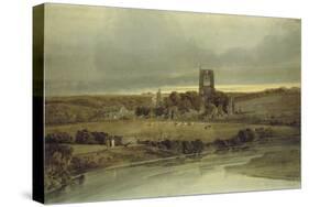 Kirkstall Abbey, Yorkshire, 18th Century-Thomas Girtin-Stretched Canvas