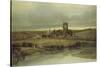 Kirkstall Abbey, Yorkshire, 18th Century-Thomas Girtin-Stretched Canvas