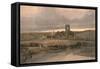 Kirkstall Abbey, Yorkshire - Evening-Thomas Girtin-Framed Stretched Canvas