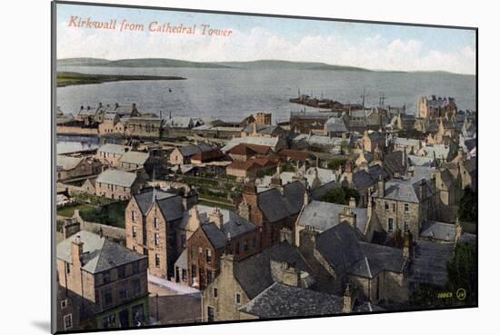 Kirkwall from the Cathedral Tower, Orkney, Scotland, 20th Century-null-Mounted Giclee Print