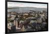 Kirkwall from the Cathedral Tower, Orkney, Scotland, 20th Century-null-Framed Giclee Print