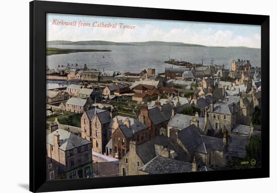 Kirkwall from the Cathedral Tower, Orkney, Scotland, 20th Century-null-Framed Giclee Print