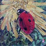 Rise' Ladybird on Chrysanthemum-Kirstie Adamson-Giclee Print