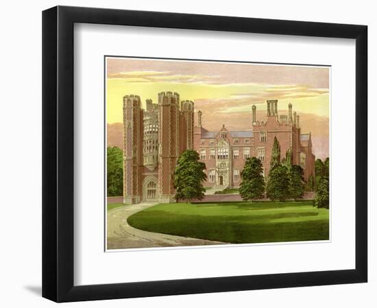 Kirtling Tower, Cambridgeshire, Home of Baroness North, C1880-AF Lydon-Framed Premium Giclee Print
