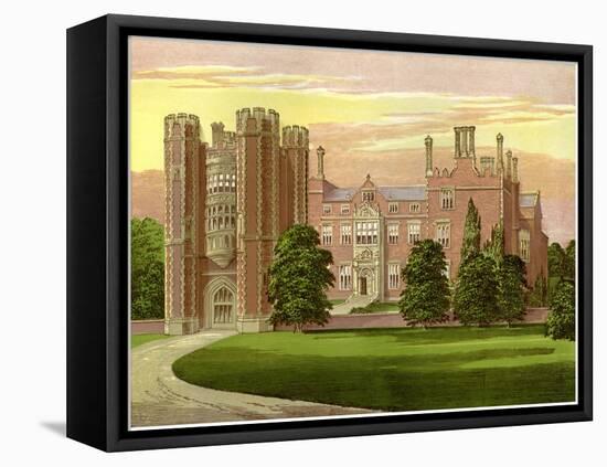 Kirtling Tower, Cambridgeshire, Home of Baroness North, C1880-AF Lydon-Framed Stretched Canvas