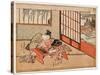 Kisaragi-Isoda Koryusai-Stretched Canvas