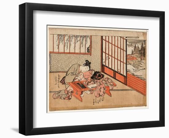 Kisaragi-Isoda Koryusai-Framed Giclee Print