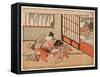 Kisaragi-Isoda Koryusai-Framed Stretched Canvas