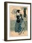 Kiseru O Motsu Onna-Utagawa Toyokuni-Framed Giclee Print
