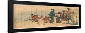 Kishibe No Hagi-Katsukawa Shunsen-Framed Giclee Print