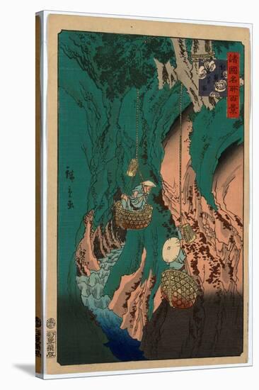 Kishu Kumano Iwatake Tori-Utagawa Hiroshige-Stretched Canvas