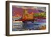 Kisimul Castle and Vatersay, 2012-Peter Graham-Framed Giclee Print