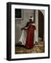 Kislar Aghassi, Chief of the Black Eunuchs of the Sultan-Jean Baptiste Vanmour-Framed Art Print