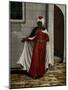 Kislar Aghassi, Chief of the Black Eunuchs of the Sultan-Jean Baptiste Vanmour-Mounted Art Print