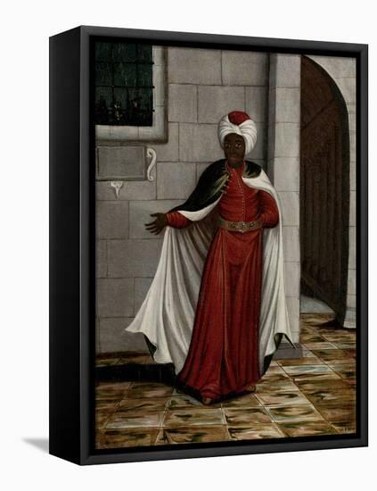 Kislar Aghassi, Chief of the Black Eunuchs of the Sultan-Jean Baptiste Vanmour-Framed Stretched Canvas