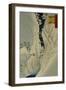 Kiso Gorge in New Snow-Ando Hiroshige-Framed Giclee Print