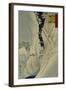 Kiso Gorge in New Snow-Ando Hiroshige-Framed Giclee Print