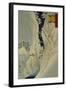 Kiso Gorge in New Snow-Ando Hiroshige-Framed Giclee Print