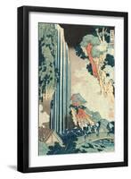 Kiso Kaido Ono No Bakufu-Katsushika Hokusai-Framed Giclee Print