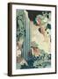 Kiso Kaido Ono No Bakufu-Katsushika Hokusai-Framed Giclee Print