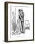 Kiss, 1903-Charles Dana Gibson-Framed Giclee Print